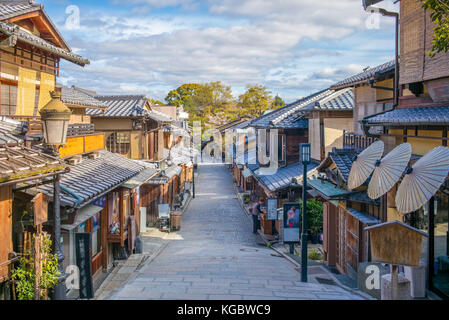 Street View de kyoto au printemps Banque D'Images
