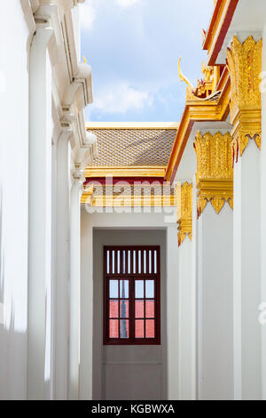 Bangkok, Thaïlande - 10 septembre 2016 : détails architecturaux de Wat Benchamabophit également connu sous le nom de temple de marbre sur septemper 10, 2016 à Bangkok, Thaïlande Banque D'Images