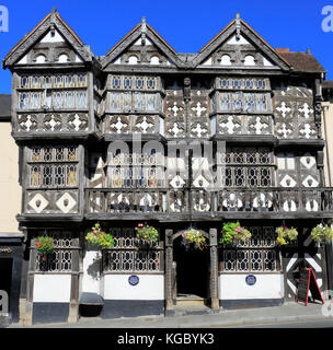 L'hôtel Feathers , Ludlow, Shropshire, Angleterre, Europe Banque D'Images