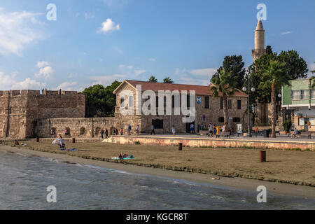 Château de Larnaca, Larnaca, Chypre Banque D'Images