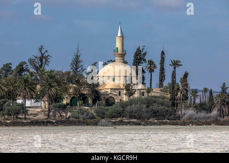 Hala Sultan Tekke, Larnaca, Chypre Banque D'Images