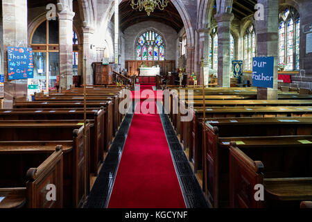 St James Church in Audlem, Cheshire Banque D'Images