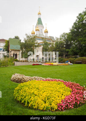 Église de saint Nicholas le miracle-bouilloire à Sofia, Bulgarie. Banque D'Images