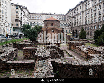 Saint George Rotonde, le plus ancien bâtiment de Sofia, Bulgarie Banque D'Images