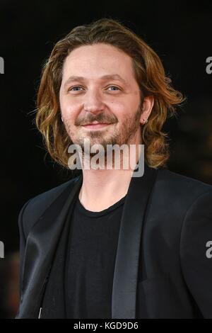 Italie, Rome, 04 novembre 2017 : festival du film de Rome 2017, l'acteur italien Silvio Muccino au tapis rouge du film italien "l'endroit" photo © f Banque D'Images