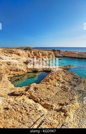 Pissina de koufonissi island dans les Cyclades, Grèce Banque D'Images