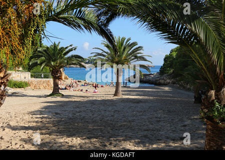 Baléares, Mallorca, Cala d'Or, Calo d'es pou Banque D'Images