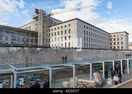 La topographie de la terreur museum, Berlin, Allemagne Banque D'Images