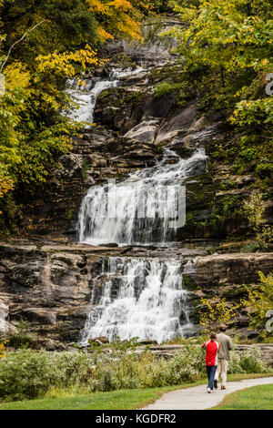 Parc d'État de Kent Falls 462 Kent Street Cornwall   Kent, Connecticut, USA Banque D'Images