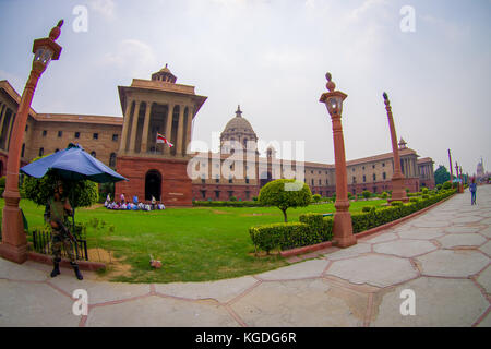 Jaipur, Inde - le 26 septembre 2017 : Rashtrapati Bhavan est la résidence officielle du président de l'Inde Banque D'Images