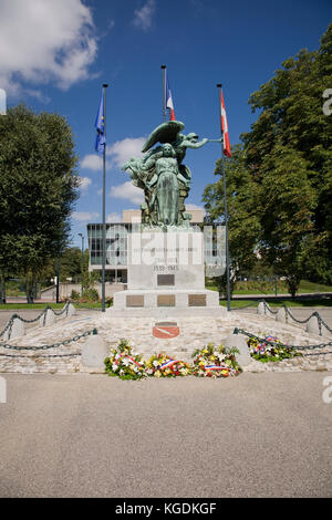 Mémorial de la guerre d'Annecy Banque D'Images