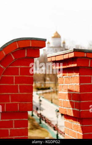 Moscou, Russie - le 8 avril 2015 : une vue sur le kremlin-complexe fortifié au cœur de Moscou. Il sert de résidence officielle du président de Banque D'Images