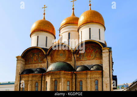 Moscou, Russie - le 8 avril 2015 : une vue sur le kremlin-complexe fortifié au cœur de Moscou. Il sert de résidence officielle du président de Banque D'Images