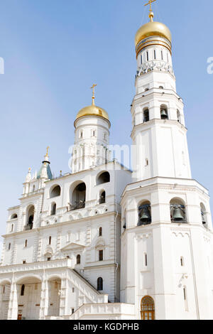 Moscou, Russie - le 8 avril 2015 : une vue sur le kremlin-complexe fortifié au cœur de Moscou. Il sert de résidence officielle du président de Banque D'Images