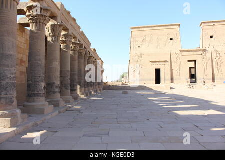 Temple de Philae, Egypte Banque D'Images