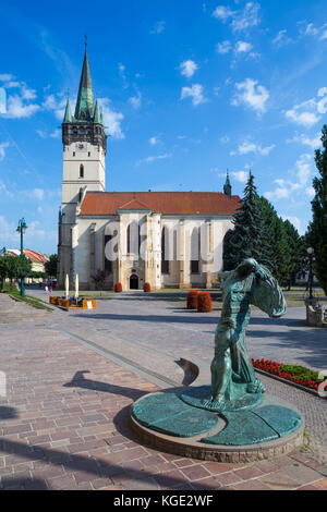 Presov, Slovaquie. 09 août 2015. st. Nicolas église (en slovaque : dom sv. mikulasa). Les plus anciennes et précieuses dans l'église presov. begginings de ce s Banque D'Images