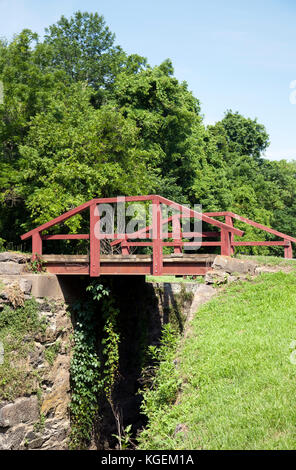 Pont-canal Delaware dans Comté de Bucks, Pennsylvanie - USA Banque D'Images