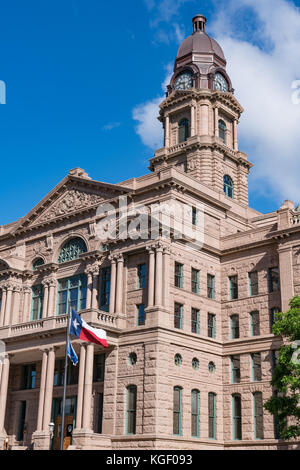 Palais de justice du comté de Tarrant historique à Fort Worth, Texas Banque D'Images