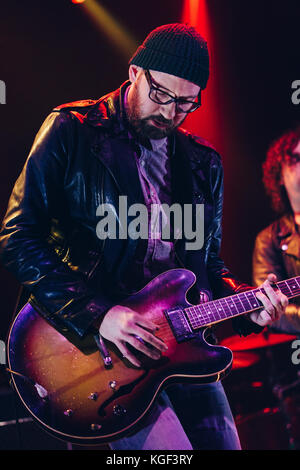 Leeds, UK. 05Th nov, 2017. Le Pigeon Detectives at o2 academy, Leeds, UK Crédit : daniel easton/Alamy live news Banque D'Images