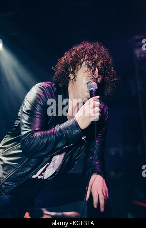 Leeds, UK. 05Th nov, 2017. Le Pigeon Detectives at o2 academy, Leeds, UK Crédit : daniel easton/Alamy live news Banque D'Images