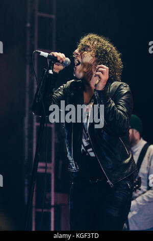 Leeds, UK. 05Th nov, 2017. Le Pigeon Detectives at o2 academy, Leeds, UK Crédit : daniel easton/Alamy live news Banque D'Images