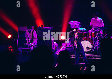 Leeds, UK. 05Th nov, 2017. Le Pigeon Detectives at o2 academy, Leeds, UK Crédit : daniel easton/Alamy live news Banque D'Images