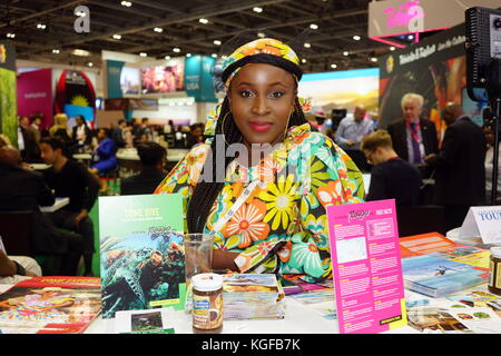 Londres, Angleterre, Royaume-Uni. Nov 7, 2017. Des centaines de promoteurs de décrochage et de voyage vacances tout au long de la planète à l'international travel trade show # wtmldn à excel london. crédit : voir li/Alamy live news Banque D'Images