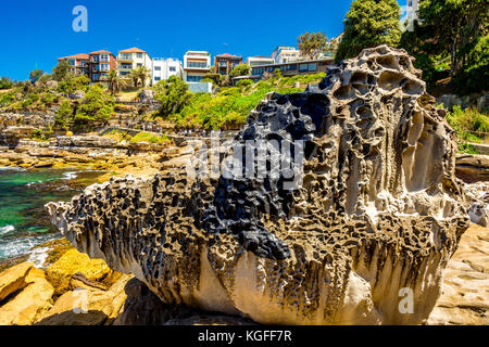 Les sculptures 2017 par la mer près de la plage de Bondi à Sydney, NSW, Australie Banque D'Images