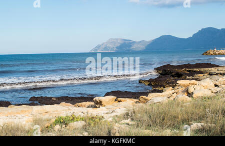 Wild mallorca, randonnées à Son serra de Marina, Majorque, Espagne Banque D'Images