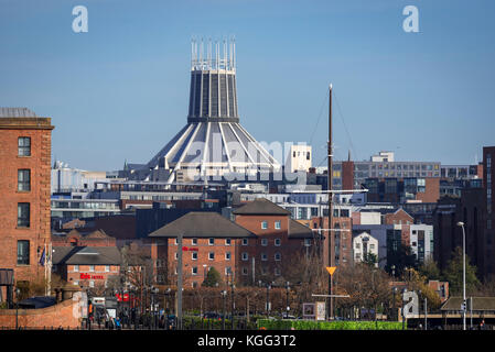 Liverpool cathédrale métropolitaine. Banque D'Images