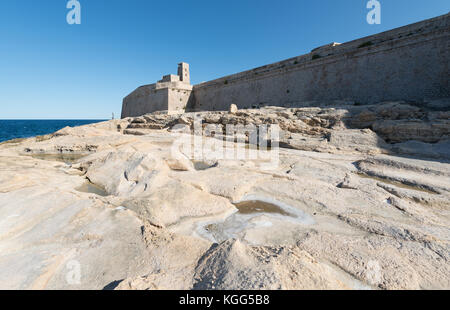 Fort Saint Elmo (Malte) Banque D'Images