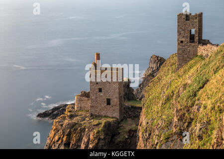 Botallack Mine, Cornwall, Angleterre, Royaume-Uni Banque D'Images