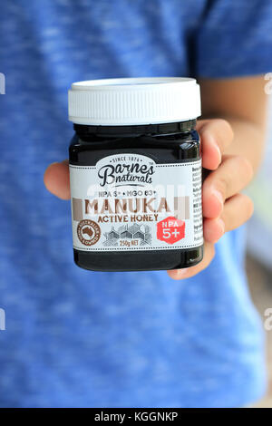 Barnes Naturals Miel de Manuka australienne Banque D'Images