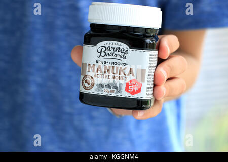 Barnes Naturals Miel de Manuka australienne Banque D'Images