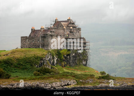 Historique du 13e siècle Duart Castle, île de Mull Ecosse vue sud-ouest de la 13e siècle, siège du clan macleans Macleans duart castle, restauré 1911 Sir Jo Banque D'Images