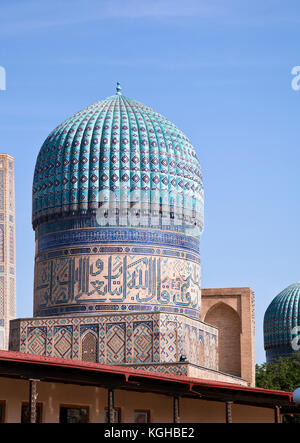 Mosquée de Bibi khanym, à Samarkand, Ouzbékistan Banque D'Images