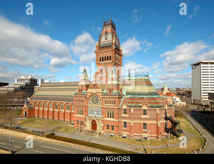 Memorial Hall à l'université de Harvard, Cambridge, Massachusetts campus Banque D'Images