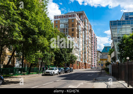 Moscou, Russie - le 24 juillet. En 2017. Le complexe résidentiel maison sur gilyarovskogo street Banque D'Images