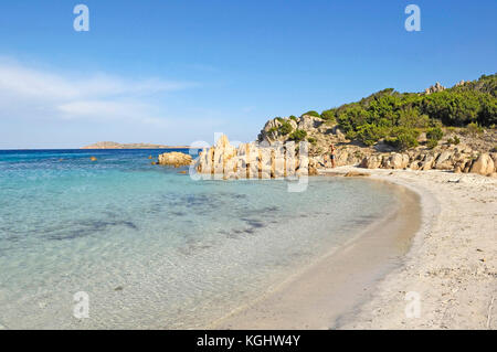 La Spiaggia del Principe plage, Sardaigne, Italie Banque D'Images