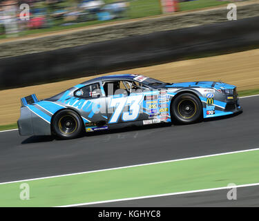 Paul Guiod, Wilfried Boucenna, Ford Mustang, NASCAR, Whelen Euro Série, American Speedfest V, Brands Hatch, juin 2017, automobiles, Autosport, voitures, Banque D'Images