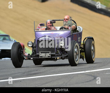 Street Rod Association nationale, l'ADNF, American SpeedFest V, Brands Hatch, juin 2017, automobiles, Autosport, voitures, course du circuit, en Angleterre, de divertissement Banque D'Images