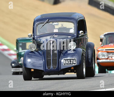 Street Rod Association nationale, l'ADNF, American SpeedFest V, Brands Hatch, juin 2017, automobiles, Autosport, voitures, course du circuit, en Angleterre, de divertissement Banque D'Images