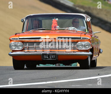 Street Rod Association nationale, l'ADNF, American SpeedFest V, Brands Hatch, juin 2017, automobiles, Autosport, voitures, course du circuit, en Angleterre, de divertissement Banque D'Images