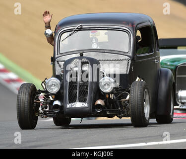 Street Rod Association nationale, l'ADNF, American SpeedFest V, Brands Hatch, juin 2017, automobiles, Autosport, voitures, course du circuit, en Angleterre, de divertissement Banque D'Images