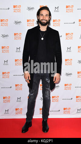 Jamie Jewitt participant au gala MTV rester en vie qui a eu lieu au 100 Wardour St, Londres. Date de la photo: Mercredi 8 novembre 2017. Voir l'histoire de PA SHOWBIZ MTV. Le crédit photo devrait se lire comme suit : Ian West/PA Wire. Banque D'Images