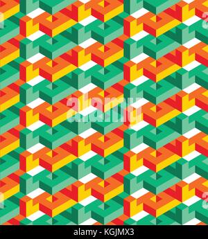 Vecteur géométrique isométrique motif transparente de triangles, prêt à l'emploi Illustration de Vecteur