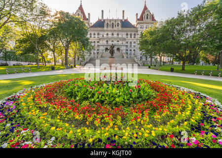 New York State Capitol building de west capitol park new york à Albany. Banque D'Images