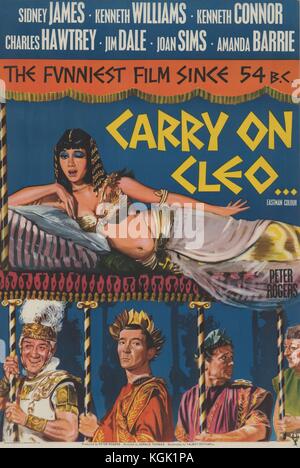 Transporter sur Cleo (1964) , affiche de film Banque D'Images