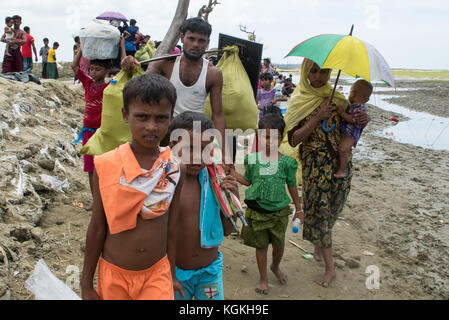 Plus d'entrée au Bangladesh Rohingya Banque D'Images