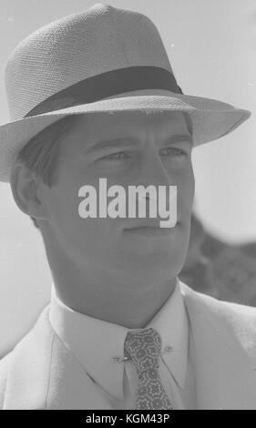 Mort sur le Nil (1978) , Simon MacCorkindale Date : 1978 Banque D'Images